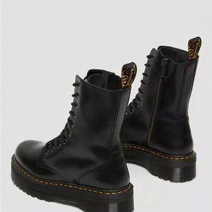 JADON HI BOOT SMOOTH LEATHER PLATFORMS
